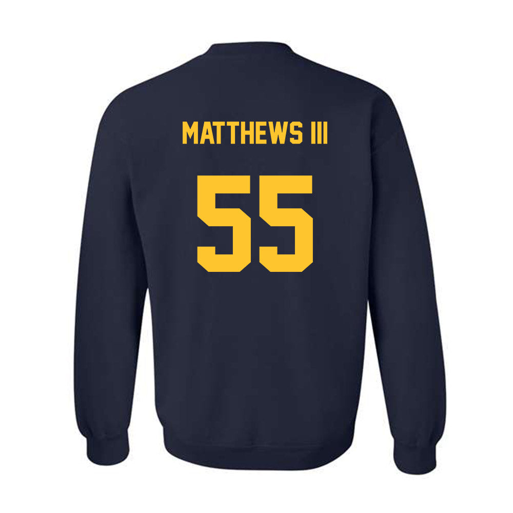 East Tennessee State - NCAA Men's Basketball : Milton Matthews III - Classic Shersey Crewneck Sweatshirt-1