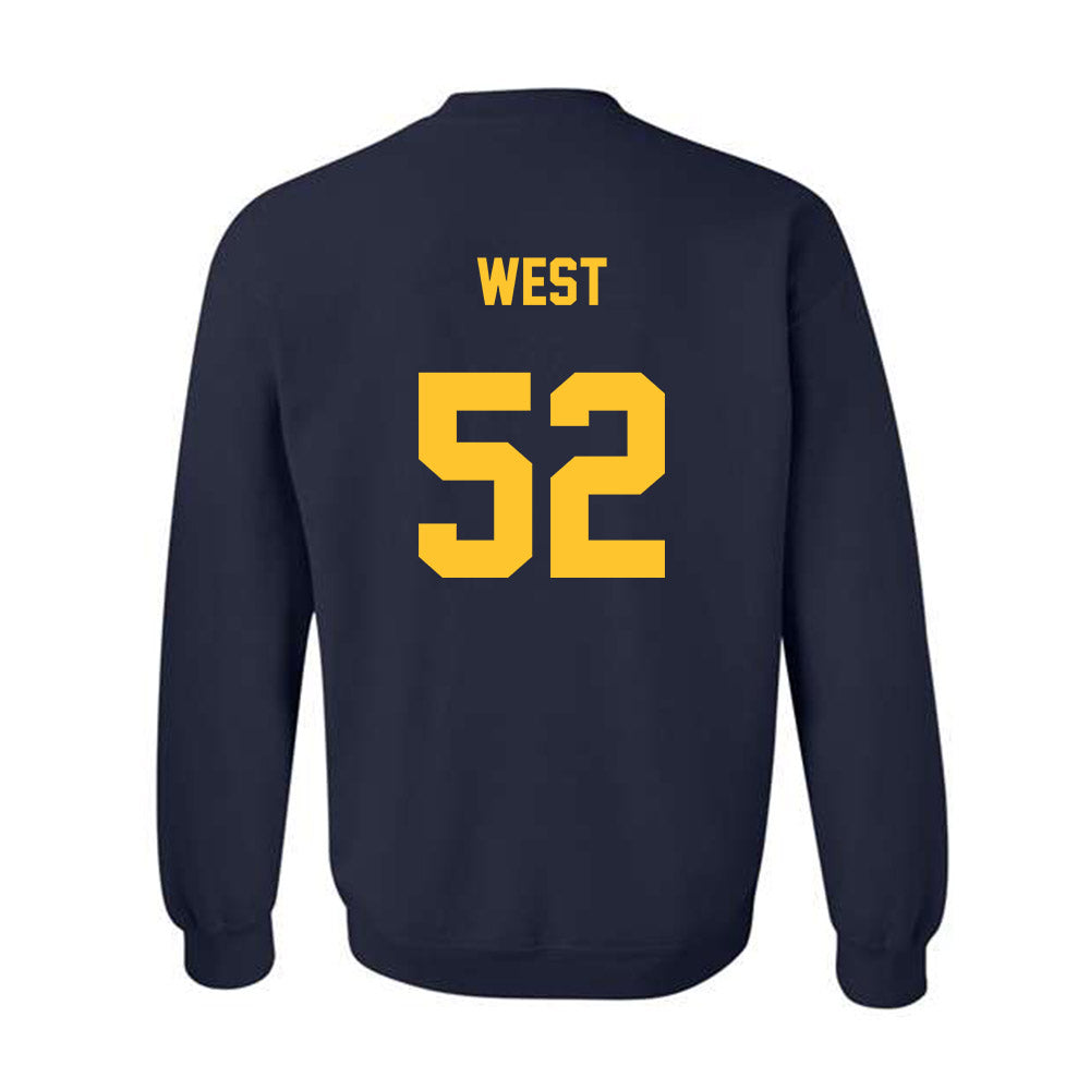 East Tennessee State - NCAA Football : Frank West - Classic Shersey Crewneck Sweatshirt-1