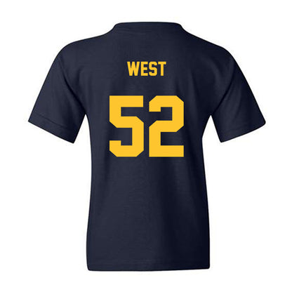 East Tennessee State - NCAA Football : Frank West - Classic Shersey Youth T-Shirt-1
