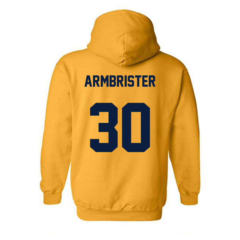 East Tennessee State - NCAA Football : Drew Armbrister - Classic Shersey Hooded Sweatshirt-1
