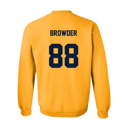 East Tennessee State - NCAA Football : Charlie Browder - Classic Shersey Crewneck Sweatshirt-1