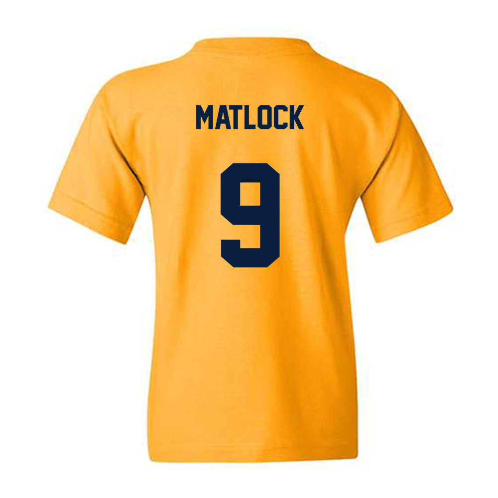 East Tennessee State - NCAA Baseball : Luke Matlock - Classic Shersey Youth T-Shirt-1