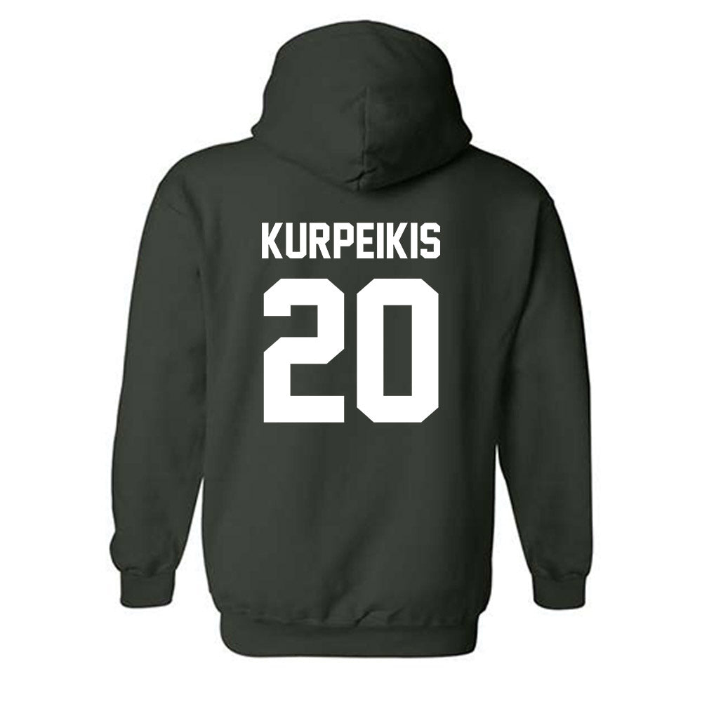 UW Green Bay - NCAA Women's Volleyball : Jessica Kurpeikis - Classic Shersey Hooded Sweatshirt-1