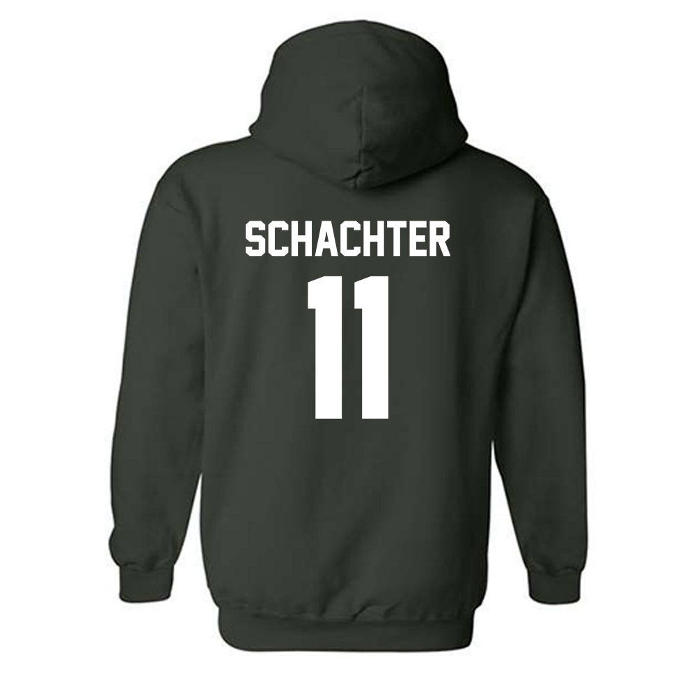 UW Green Bay - NCAA Men's Basketball : Trey Schachter - Classic Shersey Hooded Sweatshirt-1