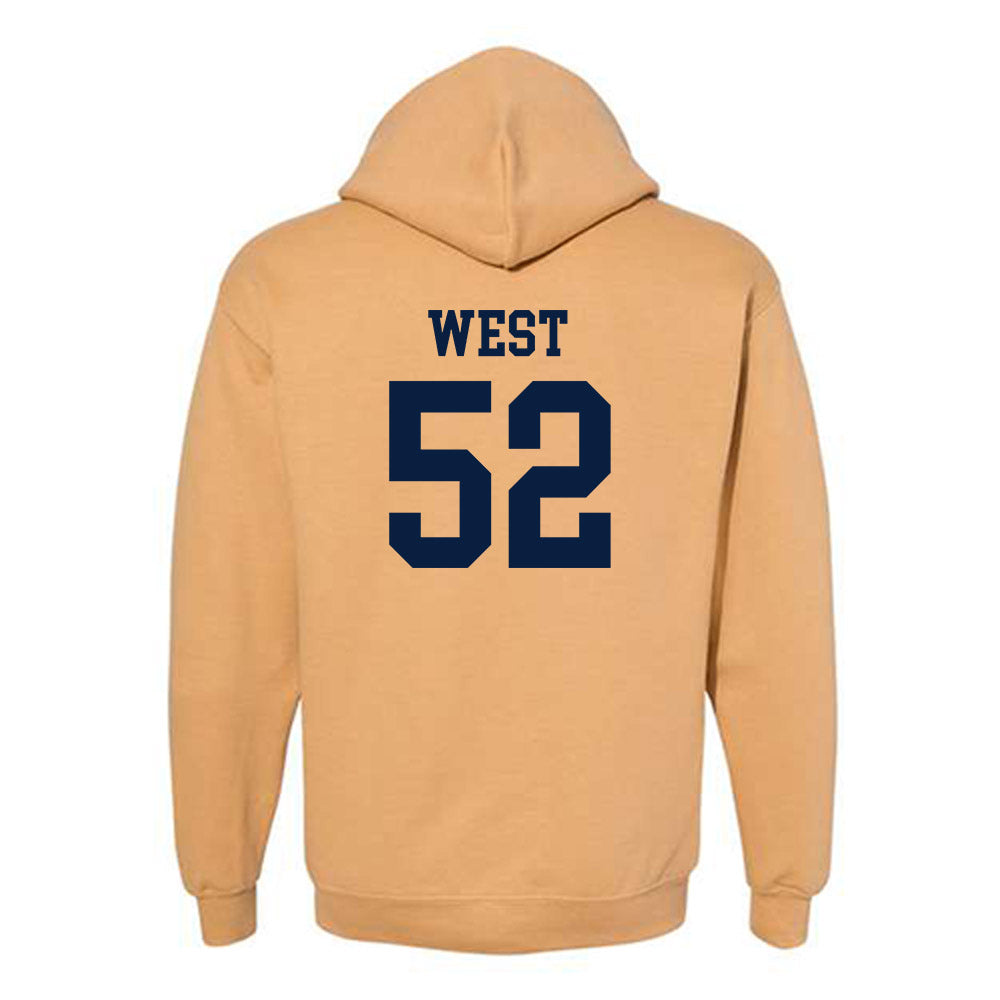 East Tennessee State - NCAA Football : Frank West - Classic Shersey Hooded Sweatshirt-1