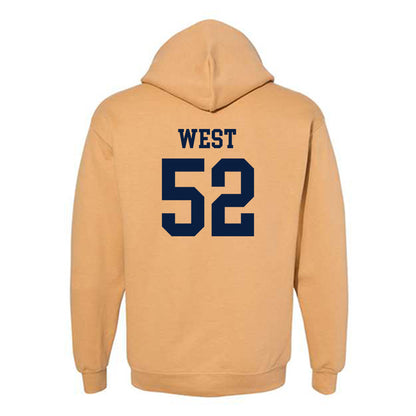 East Tennessee State - NCAA Football : Frank West - Classic Shersey Hooded Sweatshirt-1