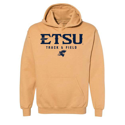 East Tennessee State - NCAA Women's Track & Field : Meg Lance - Classic Shersey Hooded Sweatshirt-0