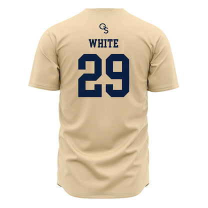 Georgia Southern - NCAA Baseball : Sean White - Cream Jersey-1