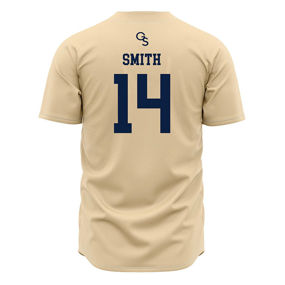 Georgia Southern - NCAA Baseball : Davis Smith - Cream Jersey-1