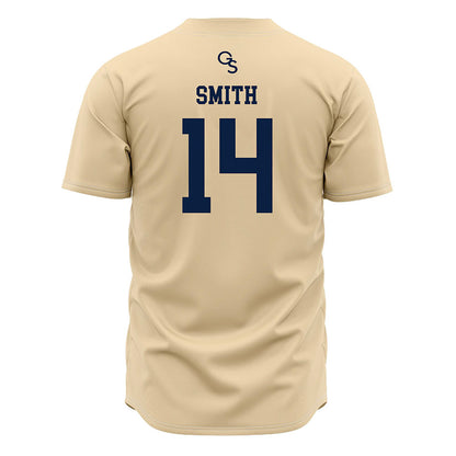 Georgia Southern - NCAA Baseball : Davis Smith - Cream Jersey-1