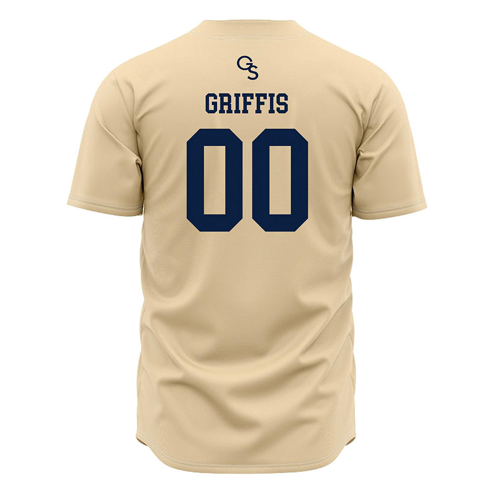 Georgia Southern - NCAA Baseball : Dayson Griffis - Cream Jersey-1