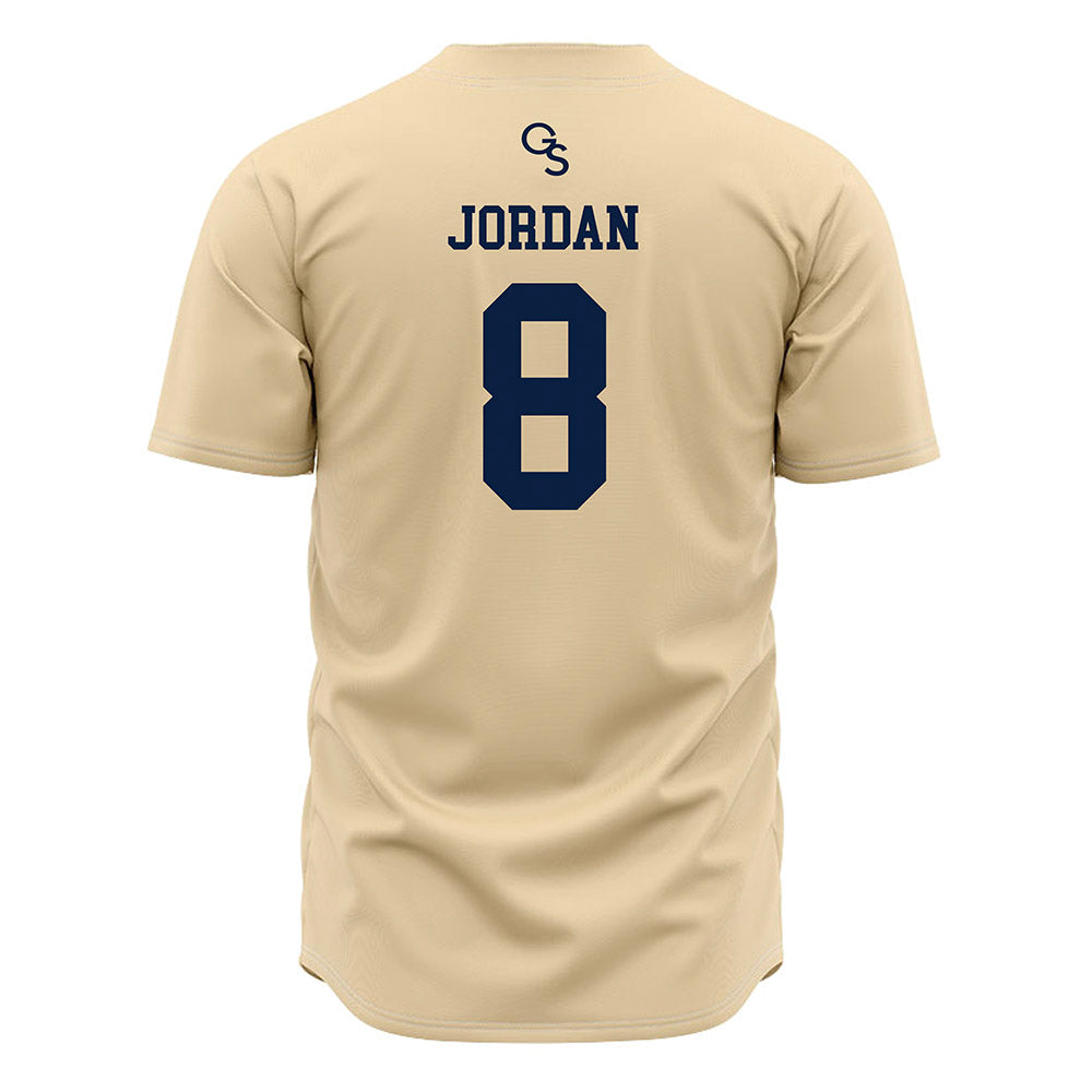 Georgia Southern - NCAA Baseball : Grant Jordan - Cream Jersey-1