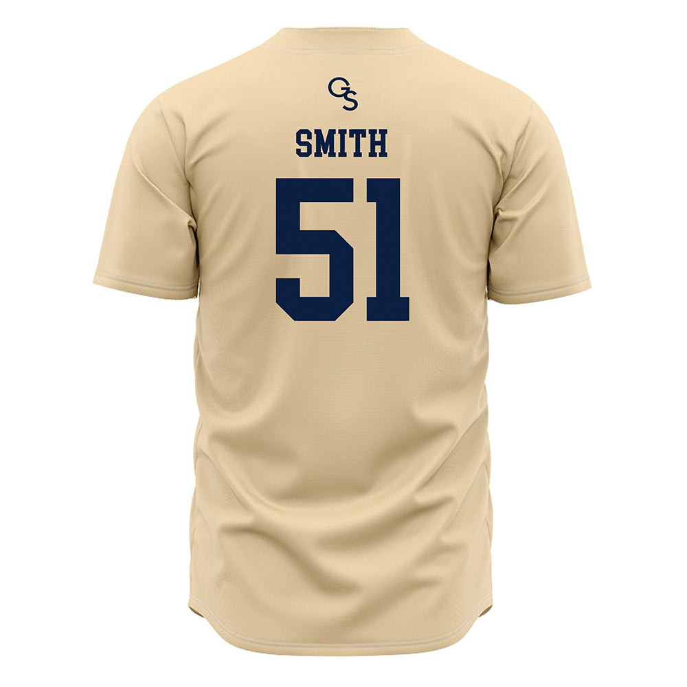 Georgia Southern - NCAA Baseball : Gaven Smith - Cream Jersey-1