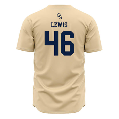 Georgia Southern - NCAA Baseball : Jax Lewis - Cream Jersey-1