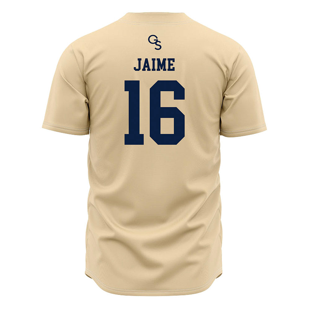 Georgia Southern - NCAA Baseball : Jonathan Jaime - Cream Jersey-1