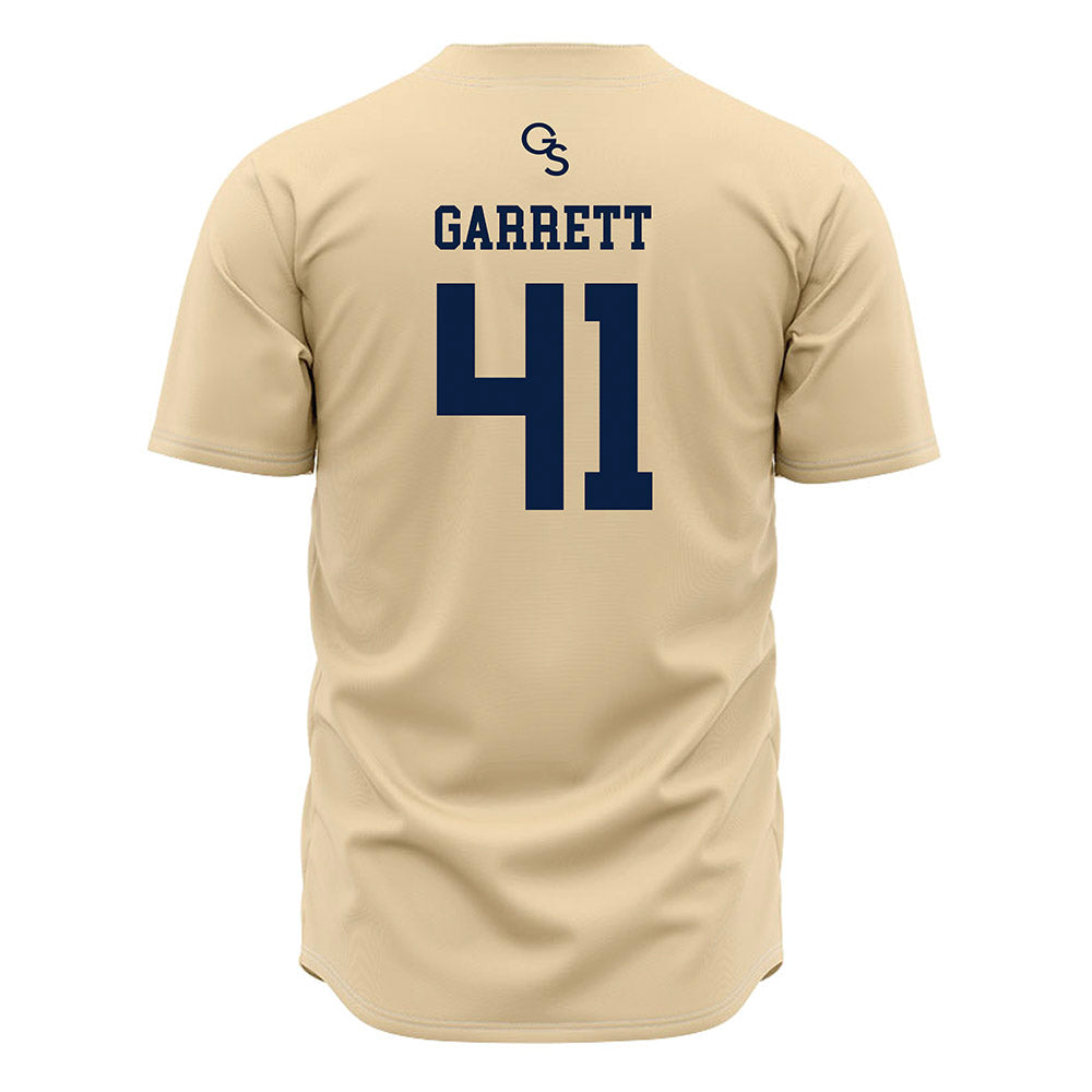 Georgia Southern - NCAA Baseball : Ethan Garrett - Cream Jersey-1
