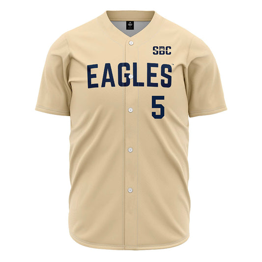 Georgia Southern - NCAA Baseball : Brady Christman - Cream Jersey-0