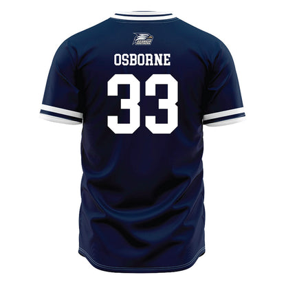 Georgia Southern - NCAA Baseball : Sawyer Osborne - Navy Jersey-1
