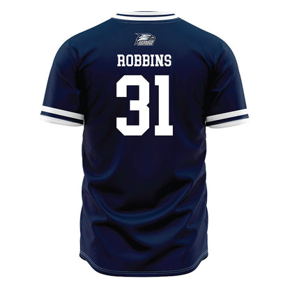 Georgia Southern - NCAA Baseball : Will Robbins - Navy Jersey-1