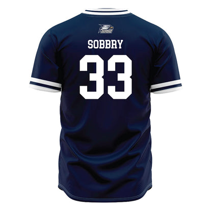 Georgia Southern - NCAA Baseball : Chance Sobbry - Navy Jersey-1