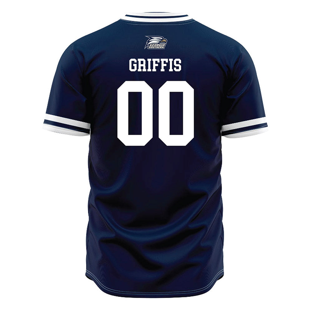 Georgia Southern - NCAA Baseball : Dayson Griffis - Navy Jersey-1