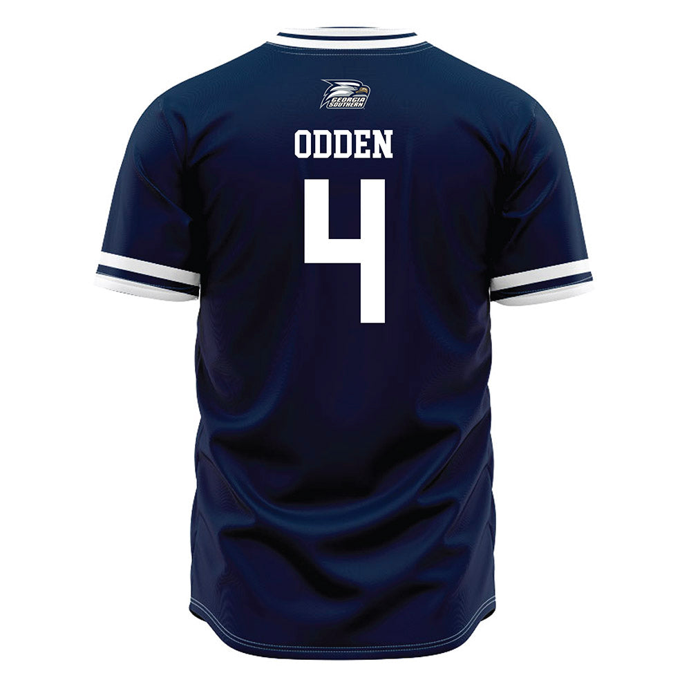 Georgia Southern - NCAA Baseball : Luke Odden - Navy Jersey-1