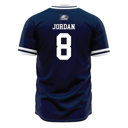 Georgia Southern - NCAA Baseball : Grant Jordan - Navy Jersey-1