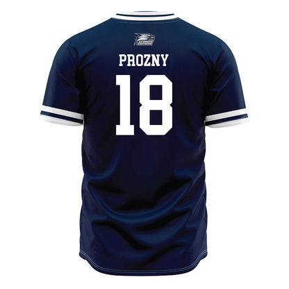 Georgia Southern - NCAA Baseball : Max Prozny - Navy Jersey-1