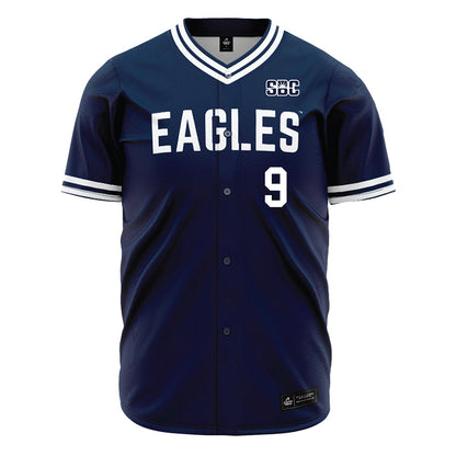 Georgia Southern - NCAA Baseball : JD Kaiser - Navy Jersey-0