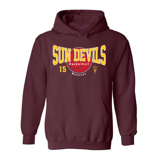 Arizona State - NCAA Men's Basketball : Noah Meeusen - Classic Fashion Shersey Hooded Sweatshirt-0