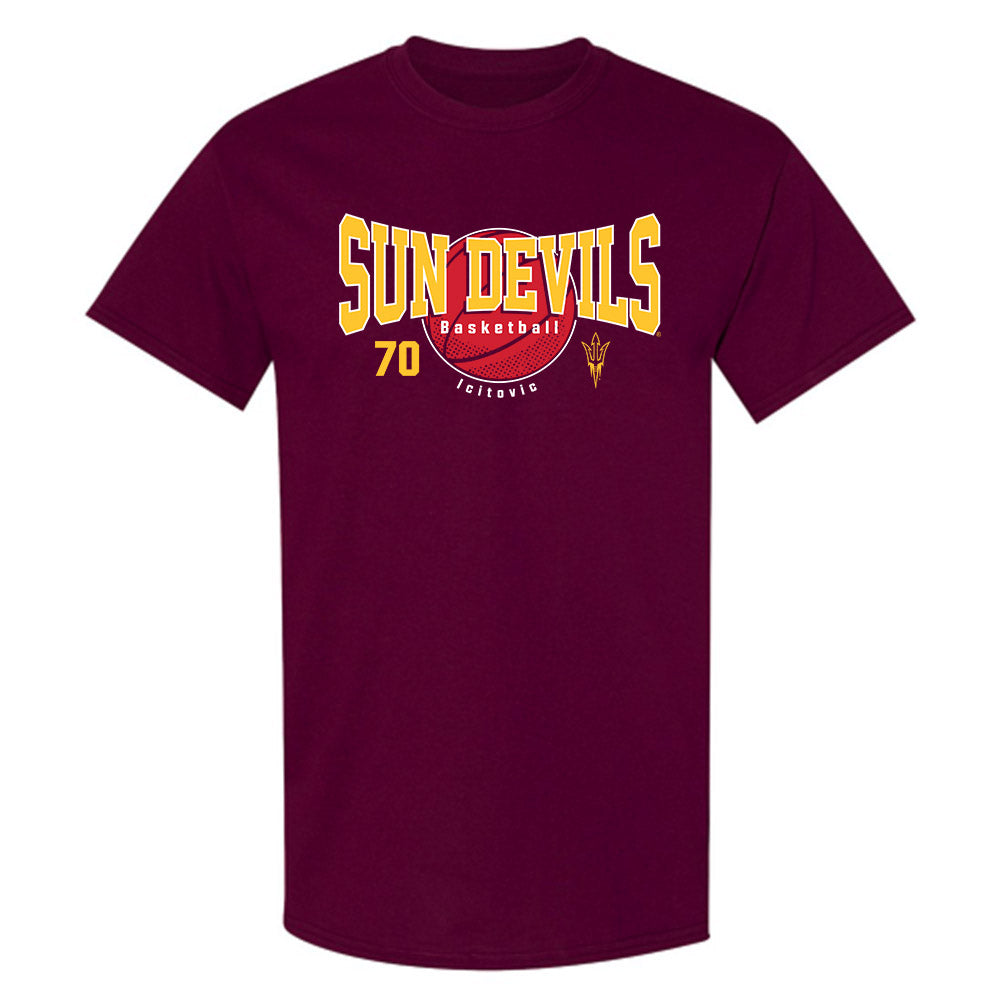 Arizona State - NCAA Men's Basketball : Jovan Icitovic - Classic Fashion Shersey T-Shirt-0
