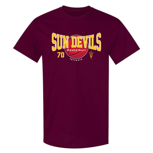 Arizona State - NCAA Men's Basketball : Jovan Icitovic - Classic Fashion Shersey T-Shirt-0