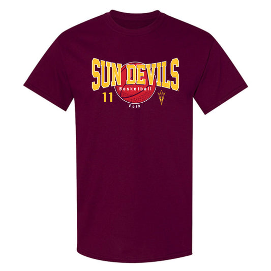 Arizona State - NCAA Men's Basketball : Kash Polk - Classic Fashion Shersey T-Shirt-0