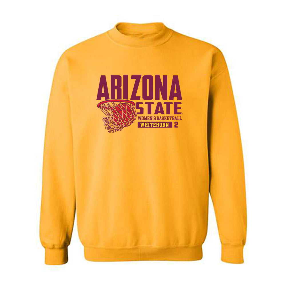 Arizona State - NCAA Women's Basketball : Ruby Whitehorn - Classic Fashion Shersey Crewneck Sweatshirt-0