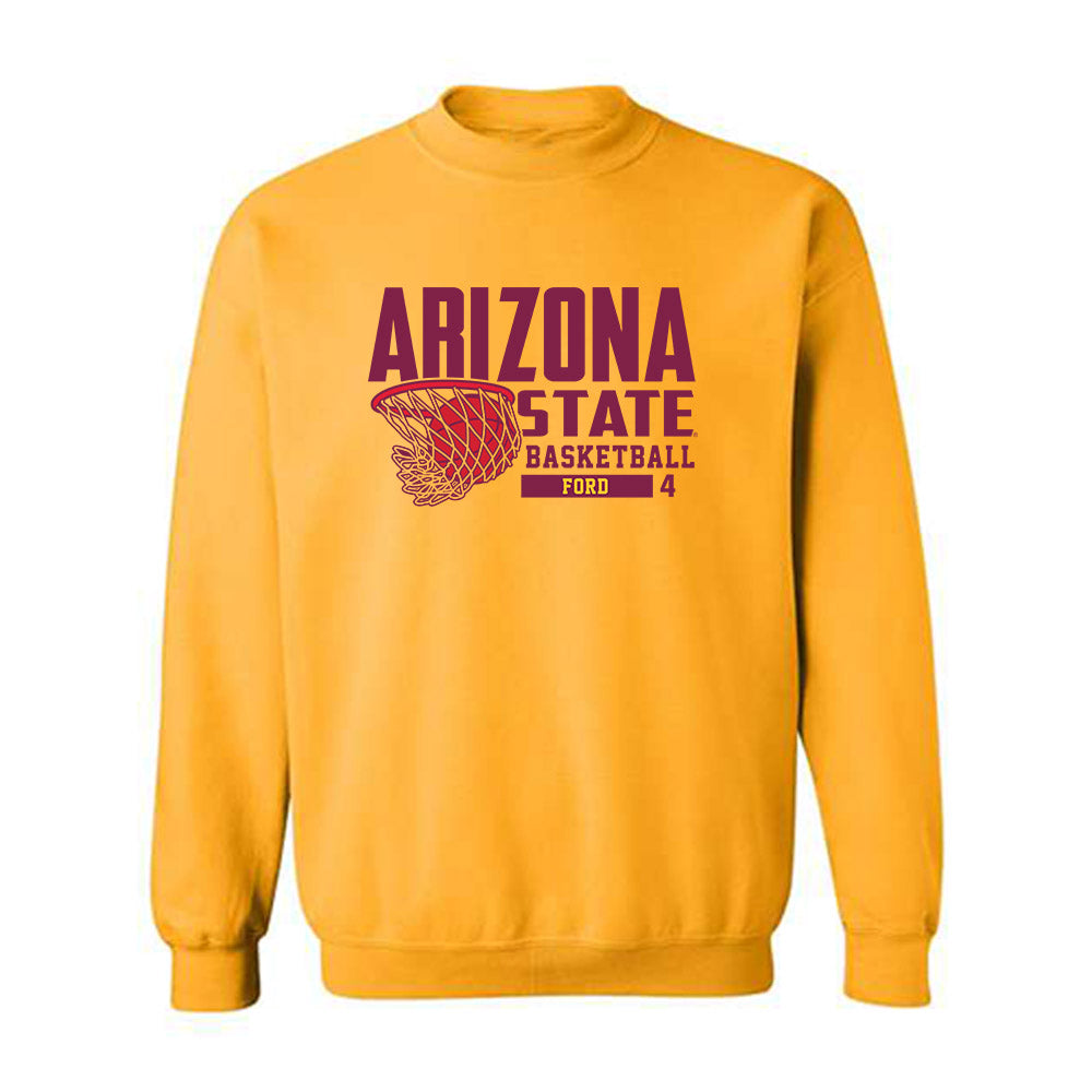 Arizona State - NCAA Men's Basketball : Bryce Ford - Classic Fashion Shersey Crewneck Sweatshirt-0