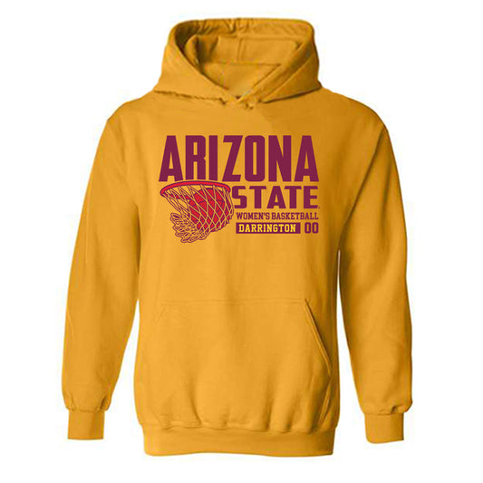 Arizona State - NCAA Women's Basketball : Ayanna-Sarai Darrington - Classic Fashion Shersey Hooded Sweatshirt-0