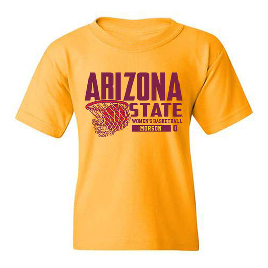 Arizona State - NCAA Women's Basketball : Madi Morson - Classic Fashion Shersey Youth T-Shirt-0