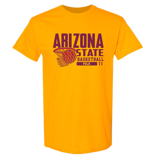 Arizona State - NCAA Men's Basketball : Kash Polk - Classic Fashion Shersey T-Shirt-0