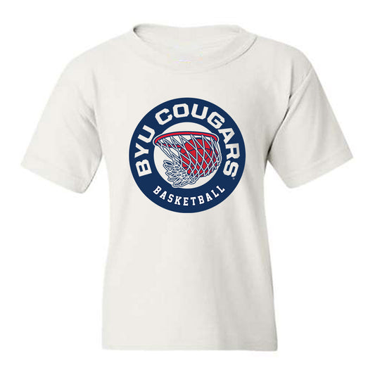 BYU - NCAA Men's Basketball : Xavion Staton - Youth T-Shirt-0
