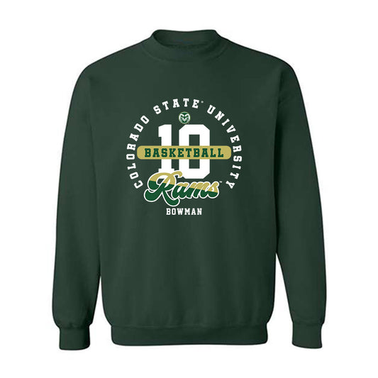 Colorado State - NCAA Women's Basketball : Breana Bowman - Crewneck Sweatshirt-0