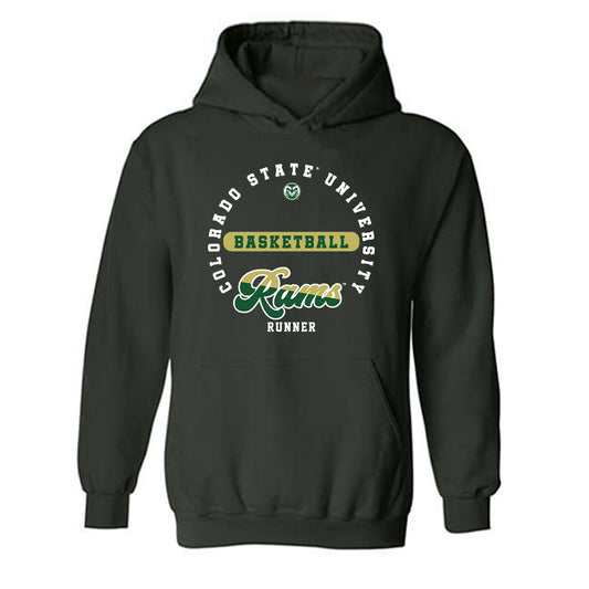Colorado State - NCAA Women's Basketball : Camryn Runner - Hooded Sweatshirt-0
