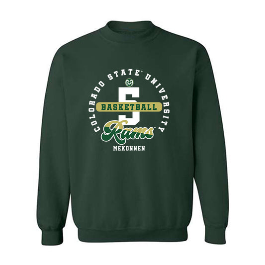 Colorado State - NCAA Men's Basketball : Jonathan Mekonnen - Crewneck Sweatshirt-0