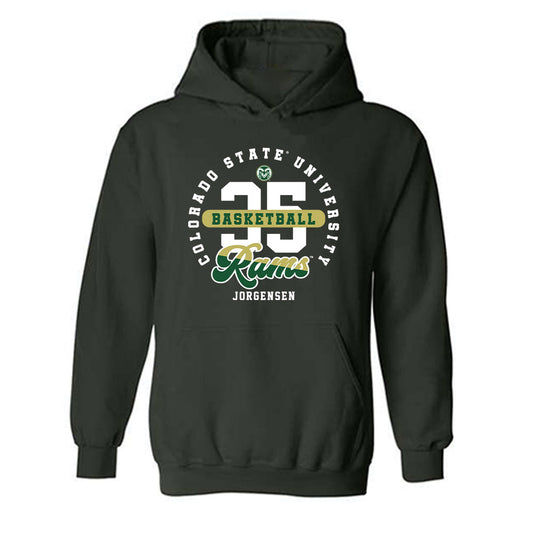 Colorado State - NCAA Men's Basketball : Kyle Jorgensen - Hooded Sweatshirt-0