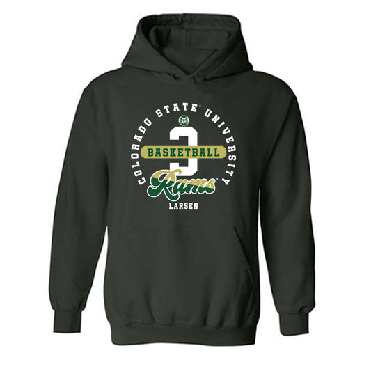 Colorado State - NCAA Women's Basketball : Elsie Larsen - Hooded Sweatshirt-0