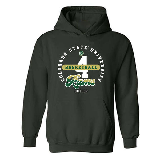 Colorado State - NCAA Men's Basketball : Jase Butler - Hooded Sweatshirt-0