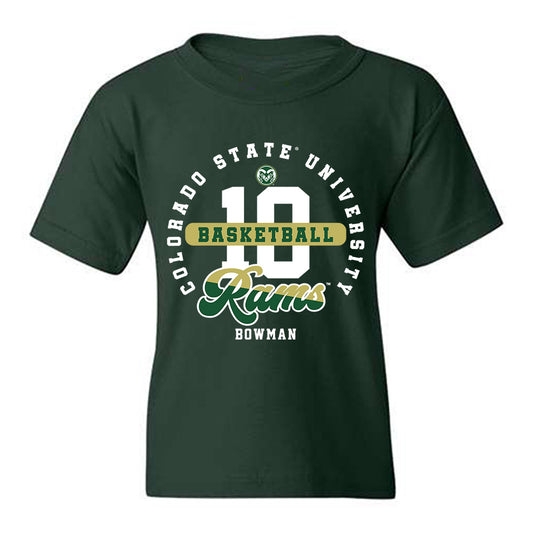 Colorado State - NCAA Women's Basketball : Breana Bowman - Youth T-Shirt-0