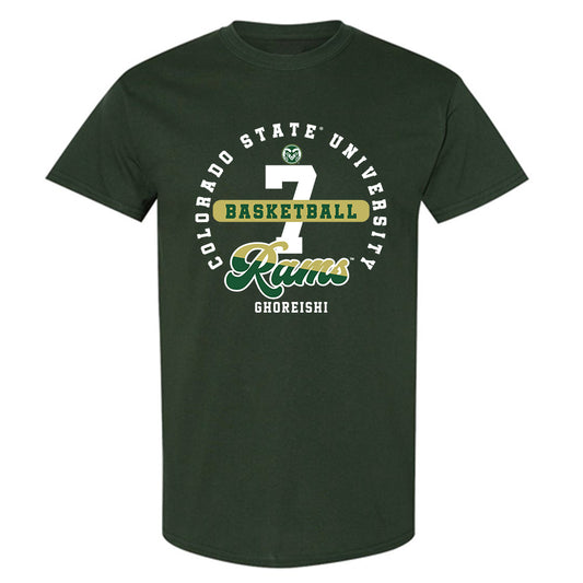 Colorado State - NCAA Men's Basketball : Jaden Ghoreishi - T-Shirt-0