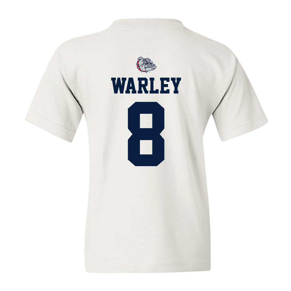 Gonzaga - NCAA Men's Basketball : Jalen Warley - Sports Shersey Youth T-Shirt-1
