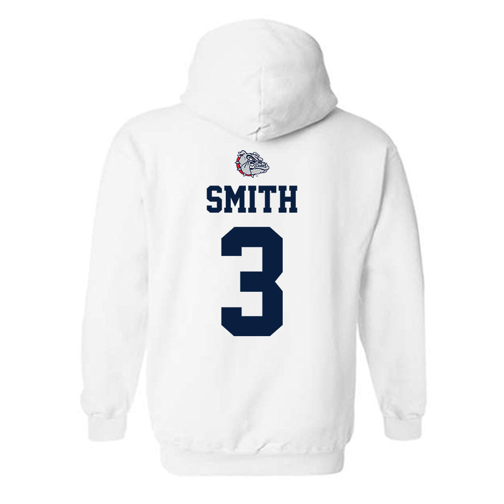 Gonzaga - NCAA Men's Basketball : Braeden Smith - Sports Shersey Hooded Sweatshirt-1