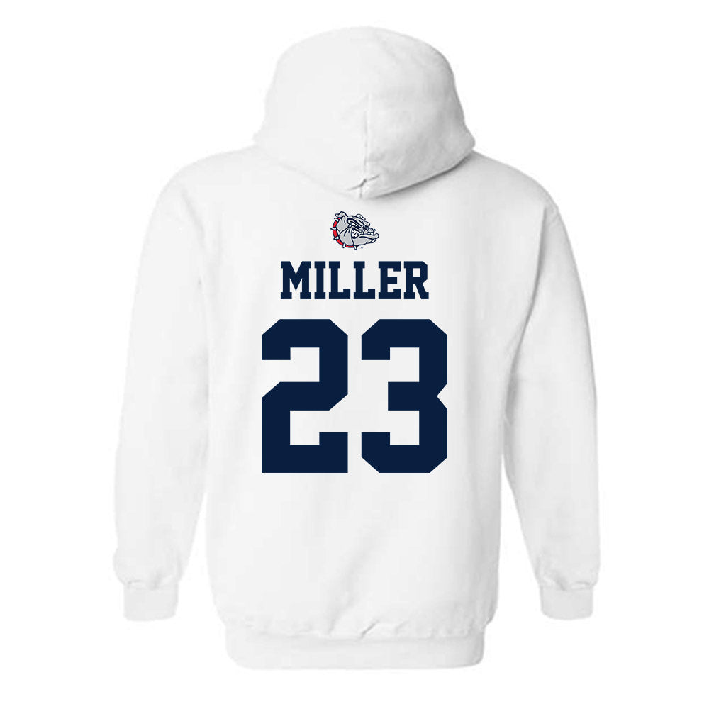 Gonzaga - NCAA Men's Basketball : Adam Miller - Sports Shersey Hooded Sweatshirt-1